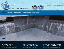 Tablet Screenshot of newcanaanpoolservice.com